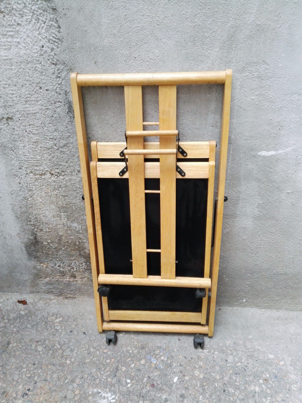 carro mesa camarera plegable madera 62.5-77x65.5x40-46 (28eu.) 1u